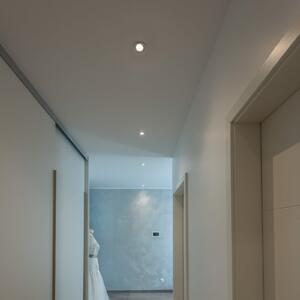 SLV Spot de tavan încastrat cu LED New Tria, rotund, alb, 3.000 K, 38°, reglabil, Alb, Hol, Aluminiu, Corpuri de iluminat încastrate rotunde