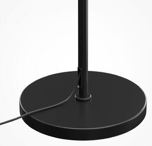 Maytoni Lampadar Dallas, negru/negru, înălțime 150 cm, 6 becuri, dimabil, reglabil, Negru, Camera de zi / sufragerie, Sticlă, Modern, glob