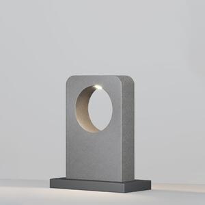 Maytoni Bornă luminoasă LED BETONE, înălțime 49 cm, gri, aspect de ciment, IP65, Gri, Beton, Modern