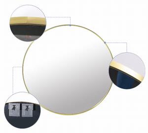 Oglinda rotunda Culoare auriu, LEOBERT - diverse dimensiuni Diametrul oglinzii: 60 cm