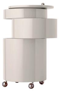 Barboy High Gloss Masă Laterală Creamy White - Verpan