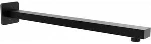 Mexen braț de duș montat pe perete 40 cm Neagră - 79112-70