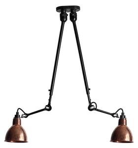 302 Double Plafonieră Black/Raw Copper - Lampe Gras