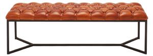 Nomad Mesh Space X bancă din piele 180 cm Coniac / 90 cm
