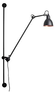 214 Aplică de Perete Round Black/Black/Copper - Lampe Gras