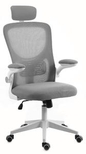 Scaun de birou 2HOME, Rely, Gri-alb