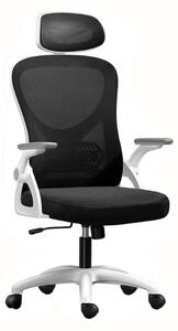 Scaun de birou 2HOME, Elite, Negru-Alb