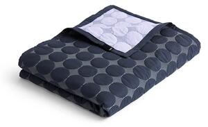 Mega Dot (Organic) Cuvertură de pat 195x245 Midnight Blue - Hay