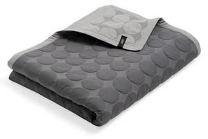 Mega Dot (Organic) Cuvertură de pat 195x245 Întuneric Grey - Hay