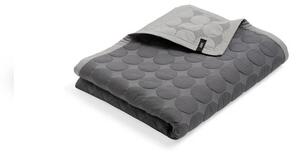 Mega Dot (Organic) Cuvertură de pat 260x260 Întuneric Grey - Hay