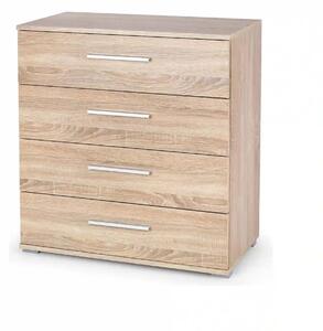 Comoda LIMA KM-3, stejar sonoma, PAL laminat, 77x40x82 cm