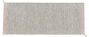 Ply Pătură rPET 200x80 Negru/Alb - Muuto