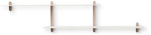 Nivo Raft Large H Deschis Stejar/Alb - GEJST