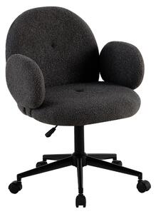 KONDELA Scaun de birou, gri/negru, TURIO
