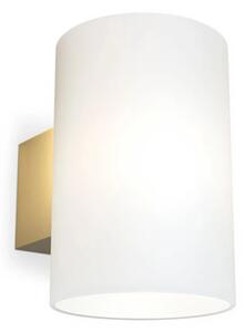 Evoke Aplică de Perete IP44 Large Satin Brass/Opal - Herstal