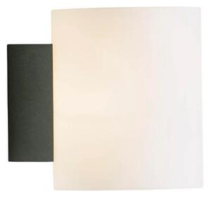 Evoke Aplică de Perete IP44 Small Anthracite/Opal - Herstal