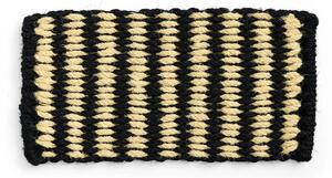 Coco Stripe Wide Covoraș pentru Ușă Negru /Alb - Hay