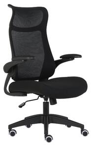 KONDELA Scaun de birou, negru, SETON