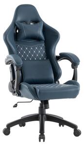 KONDELA Scaun de birou/gaming, albastru, SAMIE