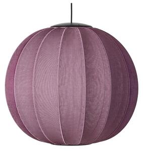 Knit-Wit 60 Round LED Lustră Pendul Burgundy - Made By Hand