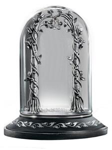 Suport pentru lantisoare IdeallStore® editie limitata, Rivendell Gate, lemn, cupola stica, 14 cm, negru