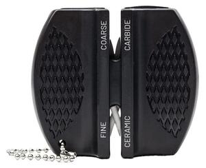 Acutitoare portabila pentru cutite IdeallStore®, Carry Sharp, 2 moduri, negru