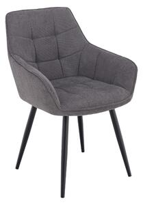 KONDELA Scaun de design, gri/negru, MARKEN