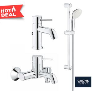 Set complet baterii baie 3 in1 Grohe Classic marimea S (2381000,23787000,27853001)