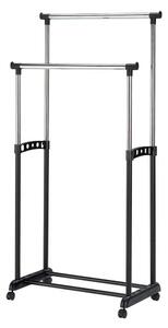 Suport umerase NOVA II, negru, metal, 88x44x94/168 cm
