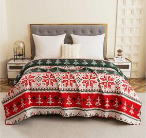 Cuvertura de pat FROSTED CHRISTMAS, colorat Dimensiune: 170 x 210 cm