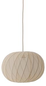 Lustră Pendul Bloomingville, Piola, reglabil, Bej, Sala de mese, Țesătură / Textil, Scandinavă