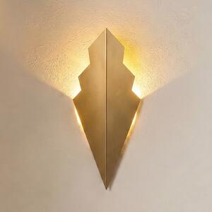 Opviq Aplică de perete ARROW, culoare aurie, înălțime 40 cm, metal, G9, reglabil, Auriu / Alamă, Camera de zi / sufragerie, Metal