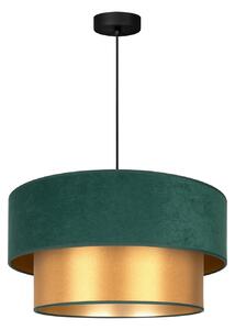 Lustră Pendul Duolla, Dorina, Verde, dormitor, Țesătură / Textil, Viața tânără