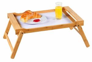 Kesper 77605 Tavă de servire cu picioare pliabilebambus, 54,5 x 33 cm