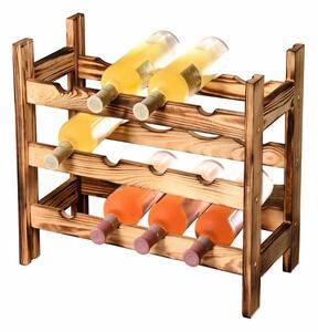 Kesper 69120 Raft pentru vin 12 sticle pin, 60 x63 x 27 cm