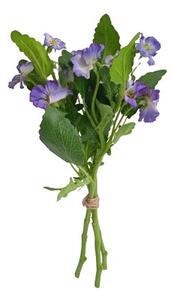 Pachet artificial Pansy mov deschis, 37 cm