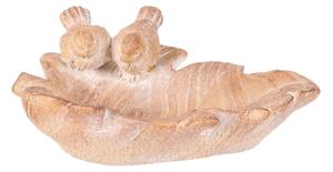 Hrănitoare pentru păsări Pasăre frunză, ceramicăMgO 21 x 18 x 7 cm