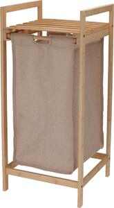 Coș de rufe Bamboo, 33 x 73 x 33 cm