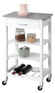 Kesper 25806 Cărucior de bucătărie cu blat delucru, 83 x 47 x 37 cm