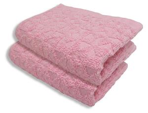 Prosop pentru copii KAPPA 40x60 cm roz, 100% bumbac