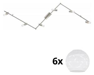 Spot LED Eglo MY CHOICE 6xE14/4W/230V crom/alb