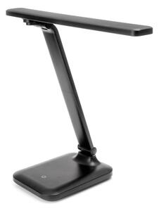 Lampă de masă LED tactilă reglabilă cu port USB REMUS LED/5W/230V, neagră