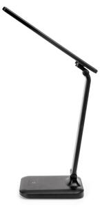 Lampă de masă LED tactilă reglabilă cu port USB REMUS LED/5W/230V, neagră