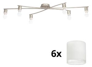 Plafonieră LED Eglo MY CHOICE 6xE14/4W/230V crom/alb