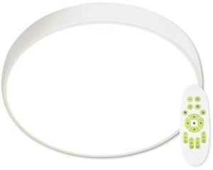 Plafonieră cu LED integrat Metal 40B RC 51W 5100 lumeni Ø40 cm, lumină albă 3000-6500K, incl. telecomandă, alb