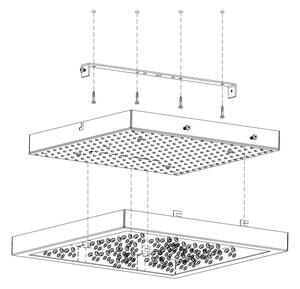 Eglo 32025 - LED Plafoniera CARDITO LED/16W/230V