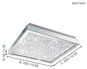 Eglo 32025 - LED Plafoniera CARDITO LED/16W/230V
