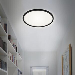 Plafonieră cu LED integrat Slim 22W 3000 lumeni Ø420 mm, negru