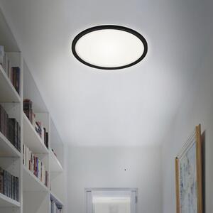 Plafonieră cu LED integrat Slim 18W 2400 lumeni Ø293 mm, negru