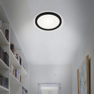 Plafonieră cu LED integrat Slim 12W 1400 lumeni Ø190 mm, negru